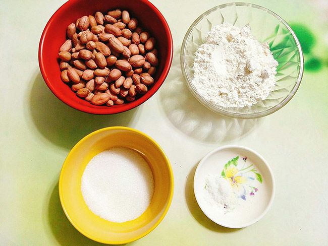 nguyên liệu làm đậu phộng da cá