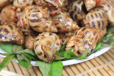 Ốc hương rang muối