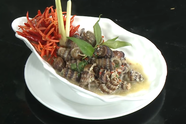 Ốc len xào dừa