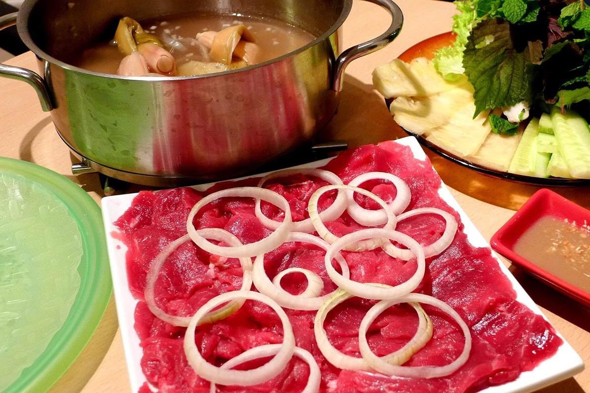 Cách làm thịt bò nhúng dấm