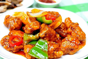 Sườn xào chua ngọt chay