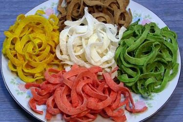 Mứt dừa ngũ sắc