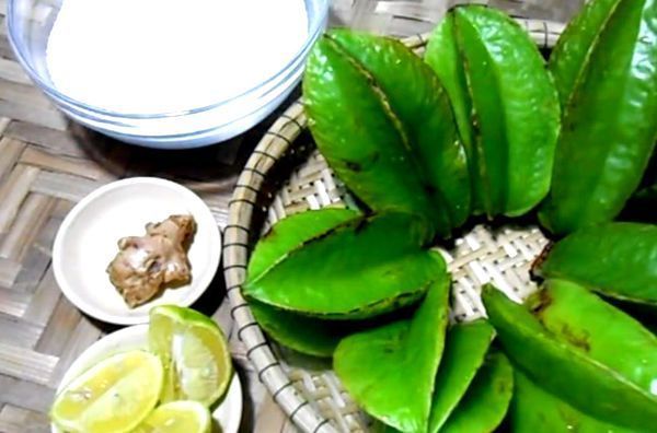 nguyên liệu làm mứt khế